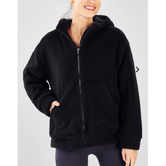 Fabletics Jackets & Blazers - Fabletics Lotta Cocoon Oversized Zip Hoodie